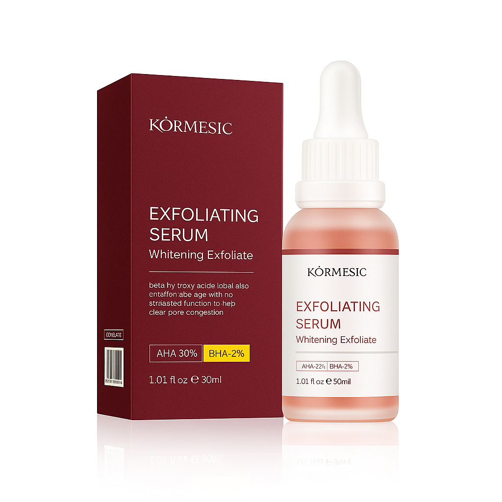 SERUM EXFOLIANTE BLANQUEADOR KORMESIC, producto Yarumo Beauty