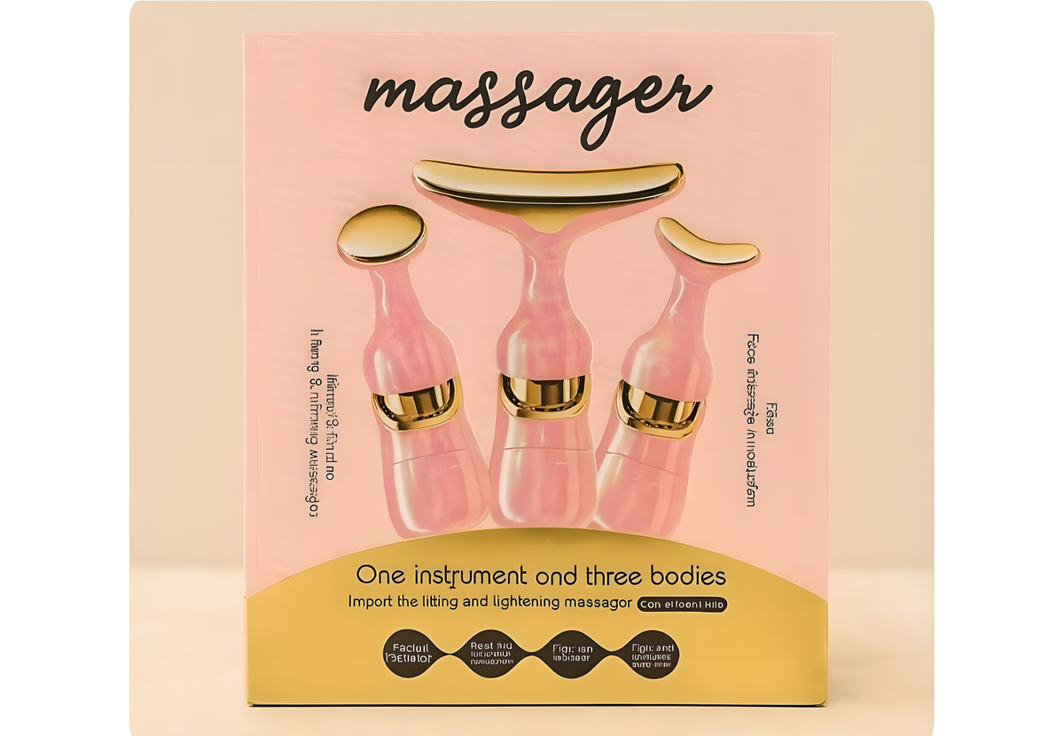 Masajeador facial 3 en 1