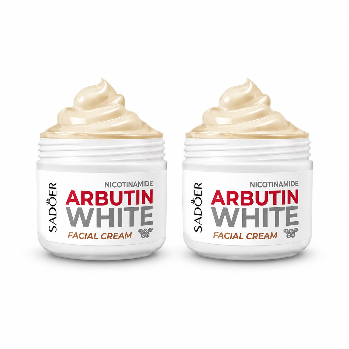 (X2) CREMA ACLARANTE ARBUTIN WHITE, producto Yarumo Beauty