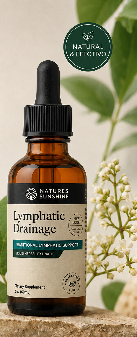 Lymphatic Drainage Drenaje Linfático, frasco gotero 60ml